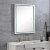 40 * 24 LED Lighted Bathroom Wall Mounted Mirror with High Lumen+Anti-Fog Separately Control+Dimmer Function view 3