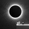 20 Modern LED Backlit Bathroom Mirror, Diffused Soft Light, Defogging Function, CRI>90, Adjustable Light Brightness & Temperature 3000K, 4500K, 6000K, 0.2" Thick High-Definition Silver Mirror view 3