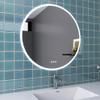24 in. Round Wall-Mounted Dimmable LED Bathroom Vanity Mirror with Defogger and Bluetooth Music Speaker view 2