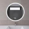 24 in. Round Wall-Mounted Dimmable LED Bathroom Vanity Mirror with Defogger and Bluetooth Music Speaker view 4