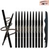 12Pcs Waterproof Dark Brown Eyebrow Pencil Set, Professional Brow Micro Eyebrow Retractable Pencil, Ultra Fine Long Lasting for Perfect Eye Liner Brows Eye Makeup Shaping & Filling Brow Gel Pen- 05 view 1