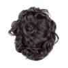 Toupee for Men, Men's Toupee 100% Virgin Human Hair Piece Fine Mono with Soft Thin Swiss Lace Bace Hair System (1B# Off Black,10 x 7) view 2