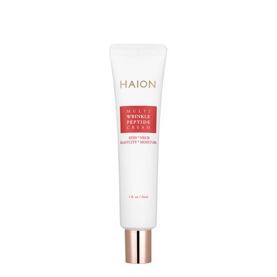 ROAEXPO JEJUON HAION Multi Anti-Wrinkle Peptide Cream 1.00 Fl Oz All Skin Types, Eye Cream, Neck Cream, Skin Soothing, Skin Rejuvenation, Non-Irritating - Made In Korea