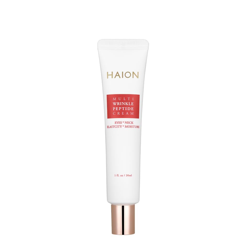 ROAEXPO JEJUON HAION Multi Anti-Wrinkle Peptide Cream 1.00 Fl Oz All Skin Types, Eye Cream, Neck Cream, Skin Soothing, Skin Rejuvenation, Non-Irritating - Made In Korea