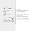 8 inch LED Light Wall Mount Vanity Makeup Mirrors Double Sided Touch Base Switch Magnifying Bathroom Shaving Adjustable Arms Cosmetic Mirror view 3