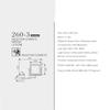 8 inch LED Light Wall Mount Vanity Makeup Mirrors Human Body Induction Double Sided 1X,3X Magnifying Bathroom Shaving Cosmetic Mirror view 3