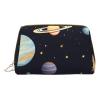 AthuAh Saturn Jupiter Earth Portable Cosmetic Bag, Travel Cosmetic Bag, Unisex, Zipper Closure, Suitable For Daily Use view 1