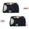 AthuAh Saturn Jupiter Earth Portable Cosmetic Bag, Travel Cosmetic Bag, Unisex, Zipper Closure, Suitable For Daily Use view 3