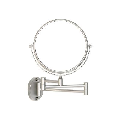 1:3 Double Sided Magnifying Mirror Wall Mounted Bathroom Folding Vanity Mirror Beauty Mirror,Glossy