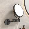 1:3 Double Sided Magnifying Mirror Wall Mounted Bathroom Folding Vanity Mirror Beauty Mirror,Glossy view 2