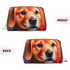 AthuAh Gentleman-Like Dog Portable Cosmetic Bag, Travel Cosmetic Bag, Unisex, Zipper Closure, Suitable For Daily Use view 3