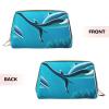 AthuAh Deep Sea Whales Portable Cosmetic Bag, Travel Cosmetic Bag, Unisex, Zipper Closure, Suitable For Daily Use view 3