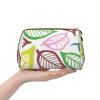 AthuAh Leaf Lines Portable Cosmetic Bag, *Travel Cosmetic Bag, Unisex, Zipper Closure, Suitable For Daily Use view 4