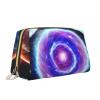 AthuAh Cosmic Stars Portable Cosmetic Bag, *Travel Cosmetic Bag, Unisex, Zipper Closure, Suitable For Daily Use view 2