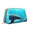 AthuAh Whales Under The Sea Portable Cosmetic Bag, Travel Cosmetic Bag, Unisex, Zipper Closure, Suitable For Daily Use view 2