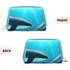 AthuAh Whales Under The Sea Portable Cosmetic Bag, Travel Cosmetic Bag, Unisex, Zipper Closure, Suitable For Daily Use view 3