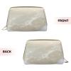 AthuAh Beach Starfish Portable Cosmetic Bag, Travel Cosmetic Bag, Unisex, Zipper Closure, Suitable For Daily Use view 3