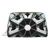 AthuAh Octagon Building Portable Cosmetic Bag, Travel Cosmetic Bag, Unisex, Zipper Closure, Suitable For Daily Use view 1