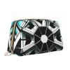 AthuAh Octagon Building Portable Cosmetic Bag, Travel Cosmetic Bag, Unisex, Zipper Closure, Suitable For Daily Use view 2