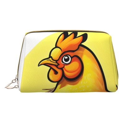 AthuAh Bird'S Nest Golden Chicken Portable Cosmetic Bag, *Travel Cosmetic Bag, Unisex, Zipper Closure, Suitable For Daily Use