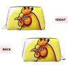 AthuAh Bird'S Nest Golden Chicken Portable Cosmetic Bag, *Travel Cosmetic Bag, Unisex, Zipper Closure, Suitable For Daily Use view 3
