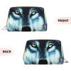 AthuAh Wolf Under Moon Portable Cosmetic Bag, *Travel Cosmetic Bag, Unisex, Zipper Closure, Suitable For Daily Use view 3