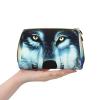 AthuAh Wolf Under Moon Portable Cosmetic Bag, *Travel Cosmetic Bag, Unisex, Zipper Closure, Suitable For Daily Use view 4
