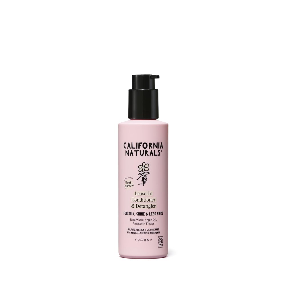 California Naturals Leave In Conditioner, Coconut Milk Hair Care Detangler, Natural, Vegan, Paraben & Sulfate Free, Smoothing, Primer & Stylerfor Frizzy, Dry, Hair and All Hair Types, 6 fl oz
