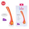 Billie Razors for Women Shave Kit  Womens Razor + 2 x 5-Blade Razor Refills + Magnetic Holder  Sunburst view 2