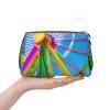 AthuAh Corlorful Park Portable Cosmetic Bag, *Travel Cosmetic Bag, Unisex, Zipper Closure, Suitable For Daily Use view 4