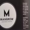 MANBREW Mens Face and Body Lotion Gift Set - two 4 oz. Best hydrating lotions using natural ingredients using fun BOLD SCENTS. Made in USA. (Classic Vanilla) view 2