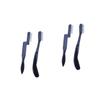 minkissy 4pcs Elegant Eyebrow Brush Tooth Stainless Steel Eyebrow Comb for Lash Grooming Compact and Portable view 1