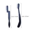 minkissy 4pcs Elegant Eyebrow Brush Tooth Stainless Steel Eyebrow Comb for Lash Grooming Compact and Portable view 2