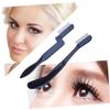 minkissy 4pcs Elegant Eyebrow Brush Tooth Stainless Steel Eyebrow Comb for Lash Grooming Compact and Portable view 4