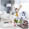 Angoily Transparent Cosmetic Storage Box Cover Drawer Organizer for Makeup Jewelry and Accessories Space-saving Desktop Organizer for Vanity and Dresser view 4