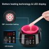 Candle Melting Pot, DIY Electric Wax Melting Container, Temperature Adjustable, 360 Circulation Heating, Intelligent Temperature Control, for Wax Blockswax Beans romatherapy Wax nned Wax view 3