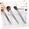 2 Pcs Acrylic Storage Tube Makeup Organizer Cosmetic Brush Holder Makeup Brush Holder Stationery Holder Cosmetic Storage Container Lipstick Storage Case Stationery Storage Bucket view 4
