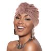 Womens Turban Flower Knot Pre-Tied Bonnet Beanie Cap Headwrap Women Head Wrap Sleeping Cap Headwrap (A, One Size) view 2