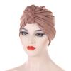 Womens Turban Flower Knot Pre-Tied Bonnet Beanie Cap Headwrap Women Head Wrap Sleeping Cap Headwrap (A, One Size) view 3