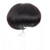 16 * 18 Man One Piece Human Hair Light for White Hair Three Clips Hair Loss for Woman Man 15cm/6inch Machine Hair Toppers with Thinning Hairpiece Made (Natural black) view 1