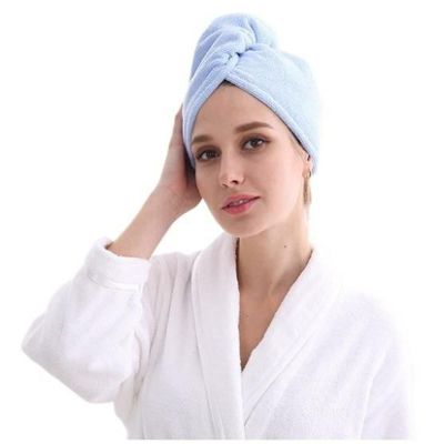 Xzeit Microfiber Towel for Wet Hair, Super Absorbent Tangled Bandana, Women's Fast Hair-Drying Cap, with Button, Long and Thick Hair Anti-curl