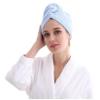 Xzeit Microfiber Towel for Wet Hair, Super Absorbent Tangled Bandana, Women's Fast Hair-Drying Cap, with Button, Long and Thick Hair Anti-curl view 1