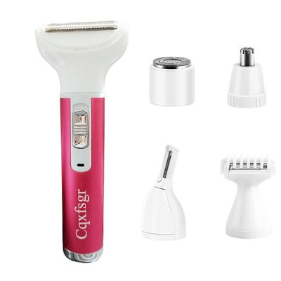 Cqxfsgr Electric Razor for Women 5 in 1 Removal for Body Nose Hair Trimmer Face Shavers Eyebrow Legs Armpit Bikini Area Pubic Underarms