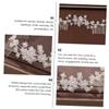 Beavorty Bridal Hair Comb Crystal Floral Design Elegant Wedding Headdress Accessory for Brides Parties and Special Occasions Handmade Hair Ornament for Women view 4