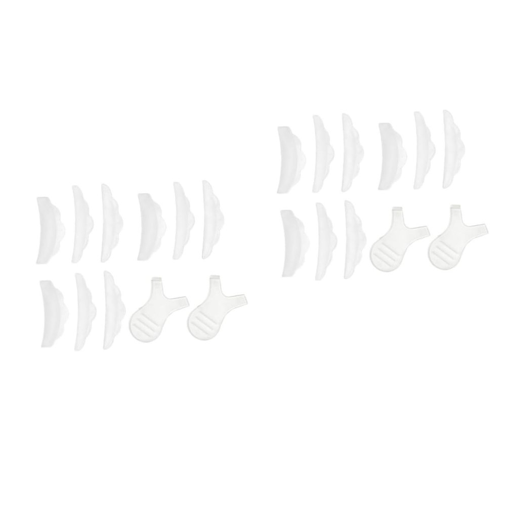 Beavorty 2sets Eyelash Extension Tool Kit Lash Brush Pads Makeup for Salons Home Use