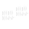Beavorty 2sets Eyelash Extension Tool Kit Lash Brush Pads Makeup for Salons Home Use view 1