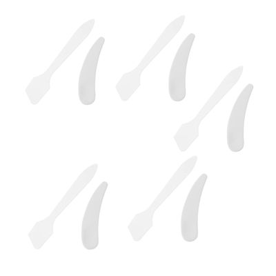 Beavorty 10pcs Makeup Spatulas for Creams Masks Reusable Cosmetic Spoons for Face Moisturizer Gel Application Travel-friendly Beauty Tools for Women and