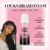 immetee Braid Foam with Extra Hold, High Shine and Moisture for Twists, Locks. 150ml view 2
