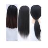 14 * 16 Black Human Hair Middle Part Long Air Bangs for White Hair with Thinning Hair Four Clips Clip in Hair Toppers for Woman Hair Loss Hairpiece (Natural black,50cm/20inch With Bangs) view 2