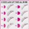Galaxy Lash Lift Shields - C Curl Natural Curl Lamination Roller Soft Silicone Perm Rod Gel Lash Perming Pad Set for Lift and Tint view 4